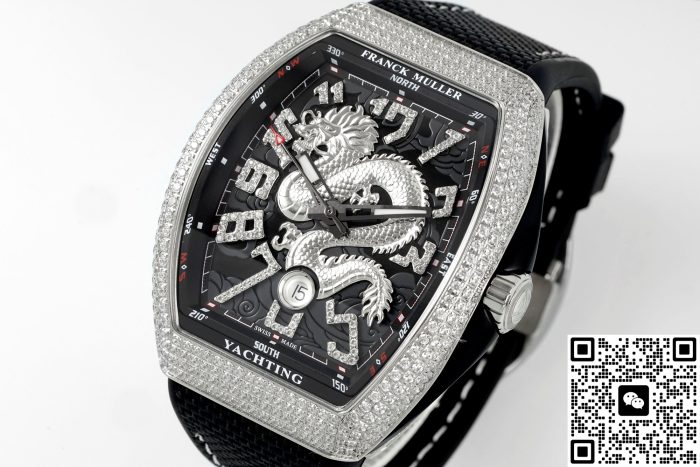 Replica Franck Muller Vanguard ABF Factory diamond-set case - Image 4