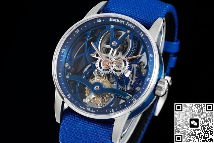 Replica Audemars Piguet CODE 11.59 26600NB.OO.D346KB.01 APP Factory Blue ceramic - Image 5