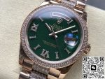 Replica Rolex Day-Date M128345RBR-0069 8+ Factory Green Dial - Image 18