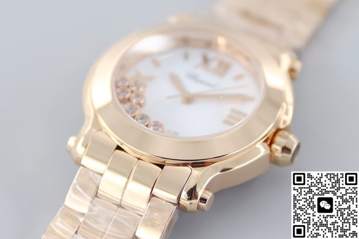 Replica Chopard HAPPY DIAMONDS 277472-5002 YF Factory Date display - Image 5