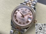 Replica Rolex Datejust m278381rbr-0002 AR Factory Interval gold strap - Image 4