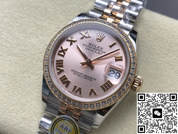 Replica Rolex Datejust m278381rbr-0002 AR Factory Interval gold strap - Image 4