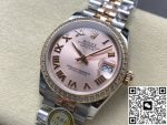 Replica Rolex Datejust m278381rbr-0002 AR Factory Interval gold strap - Image 16