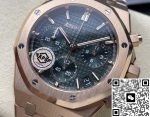 Replica Audemars Piguet Royal Oak 26240OR.OO.1320OR.08 APS Factory Khaki Green Dial - Image 4