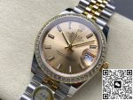 Replica Rolex Datejust m278383rbr-0014 AR Factory Champagne dial - Image 4