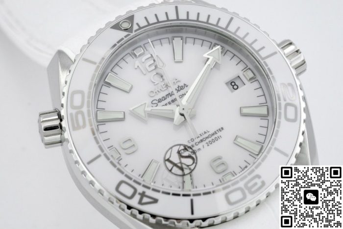 Replica Omega Seamaster 232.33.38.20.04.001 VS Factory Leather strap - Image 5