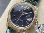 Replica Rolex Oyster Perpetual 128455TBR 8+ Factory Purple dial - Image 4