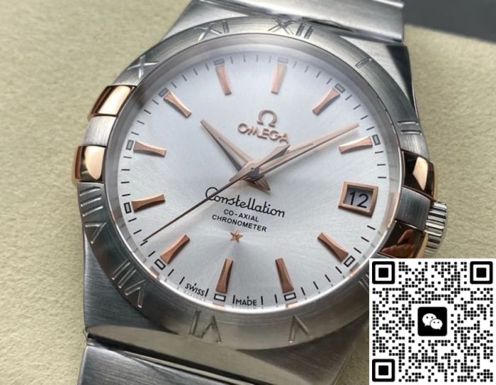 Replica Omega Constellation 123.20.38.21.02.004 M+ Factory Stainless steel strap - Image 3