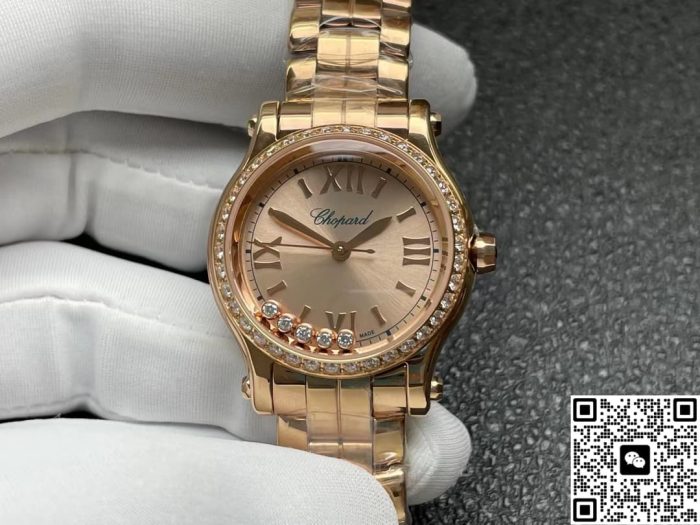 Replica Chopard HAPPY SPORT 275378-5009 YF Factory Rose Gold - Image 3