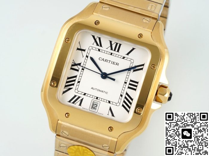 Replica Cartier Santos WGSA0042 AF Factory Square dial - Image 5