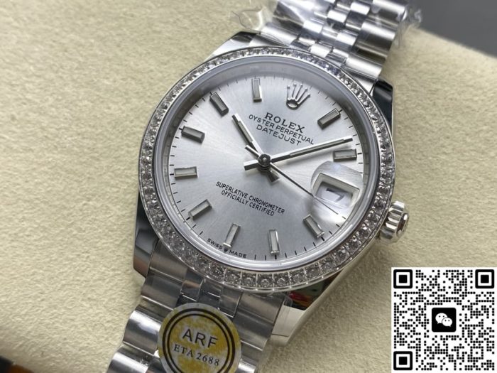 Replica Rolex Datejust m278384rbr-0016 AR Factory Silver strap - Image 4