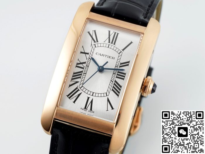 Replica Cartier Tank WGTA0134 AF Factory Alligator leather strap - Image 5