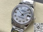 Replica Rolex Datejust m278384rbr-0007 AR Factory White mother of pearl - Image 4