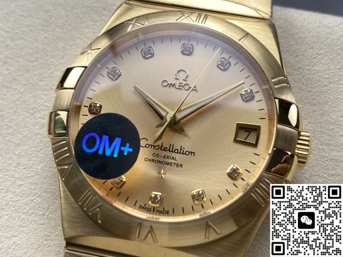 Replica Omega Constellation 123.50.38.21.58.001 OM Factory Champagne dial - Image 5