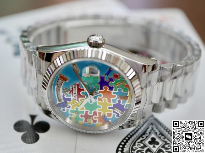 Replica Rolex Day-Date m128239-0056 QH Factory Enamel dial - Image 4
