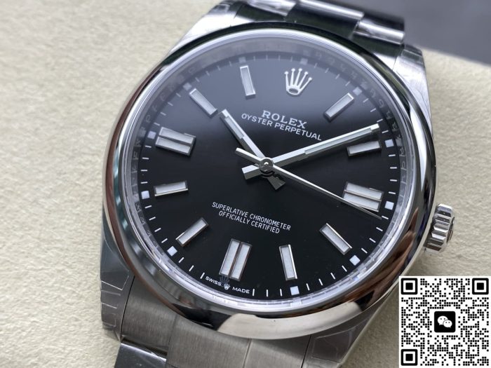Replica Rolex Oyster Perpetual 134300-0008 VS Factory Black Dial - Image 4