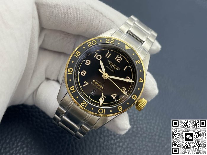 Replica Longines Spirit L3.812.5.53.6 LG Factory Dual time zone - Image 4