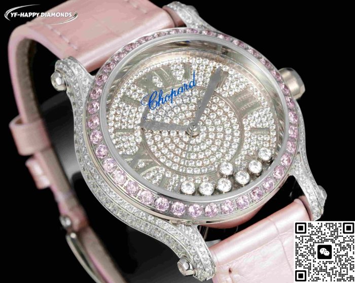 Replica Chopard HAPPY DIAMONDS 274891-9001 YF Factory Diamond dial - Image 4