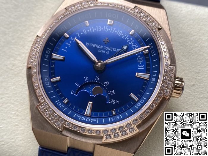Replica Vacheron Constantin Overseas 4000V-B920 GR Factory blue strap - Image 5