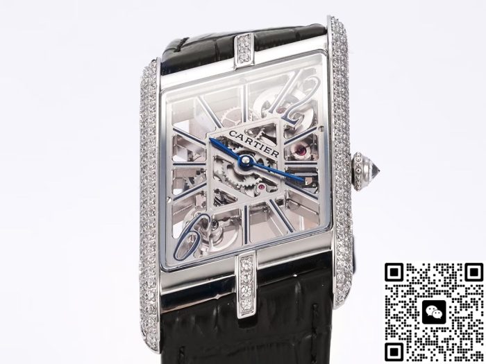 Replica Cartier Tank HPI01370 TW Factory Skeleton dial - Image 4