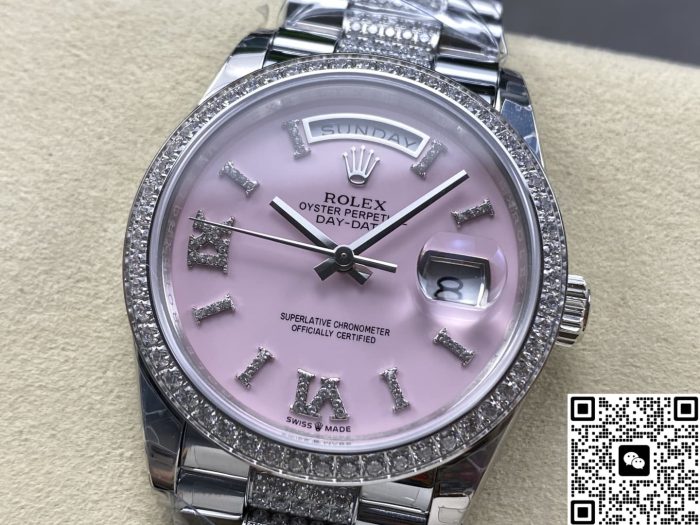 Replica Rolex Day-Date M128349RBR-0017 8+ Factory Date display - Image 4