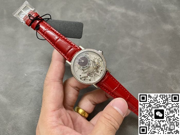 Replica Breguet Tradition 7038BB-1T-9V6-D00D ZF Factory Red strap - Image 5