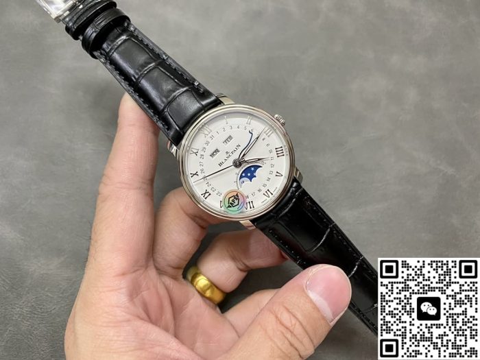 Replica Blancpain Villeret 6654A-1127-55B APS Factory Month display - Image 5