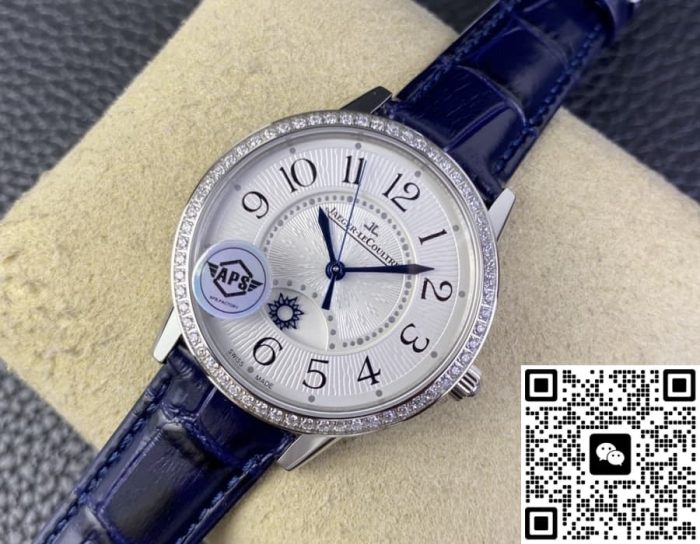 Replica Jaeger LeCoultre Rendez Vous 3448430 APS factory Blue strap - Image 3