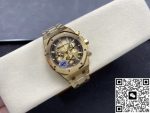 Replica Audemars Piguet Royal Oak 26240BA.OO.1320BA.02 APS Factory Smoked gold dial - Image 15