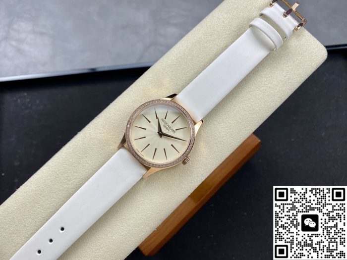Replica Patek Philippe CALATRAVA 4897R-010 Creamy white dial - Image 7