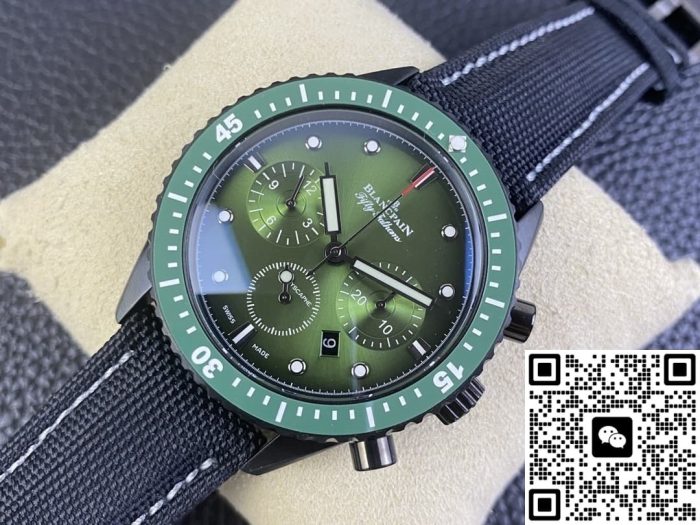 Replica Blancpain Fifty Fathoms 5200-0153-B52A GS Factory Nautical canvas strap - Image 3