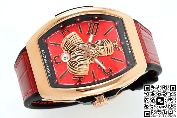 Replica Franck Muller Vanguard ABF Factory Rose gold case - Image 4