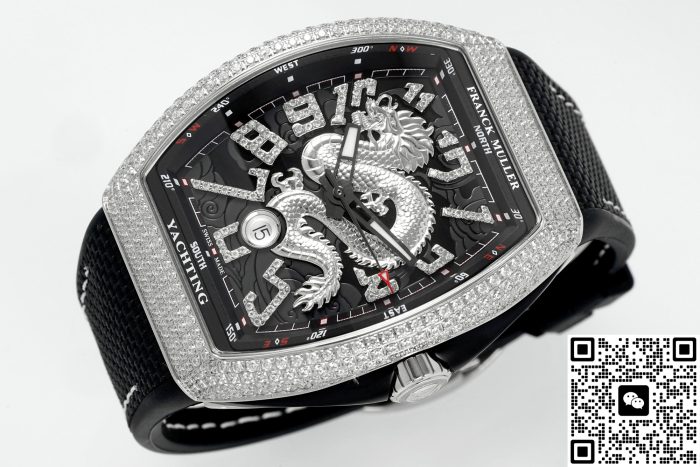 Replica Franck Muller Vanguard ABF Factory diamond-set case - Image 3