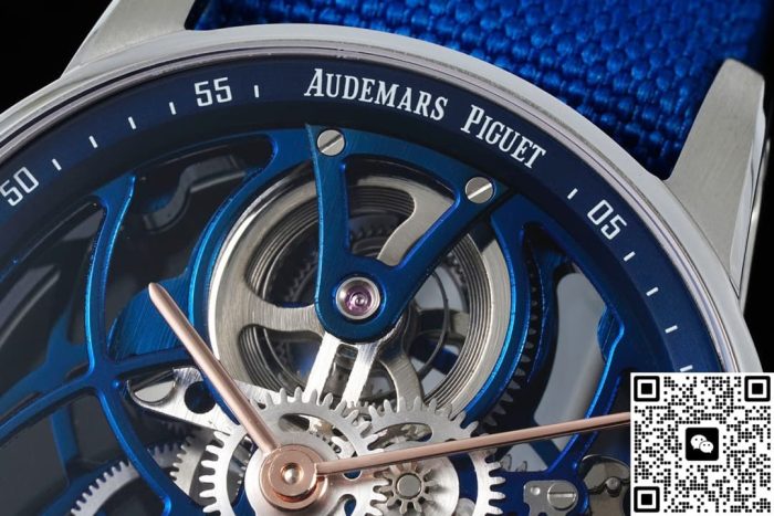 Replica Audemars Piguet CODE 11.59 26600NB.OO.D346KB.01 APP Factory Blue ceramic - Image 4