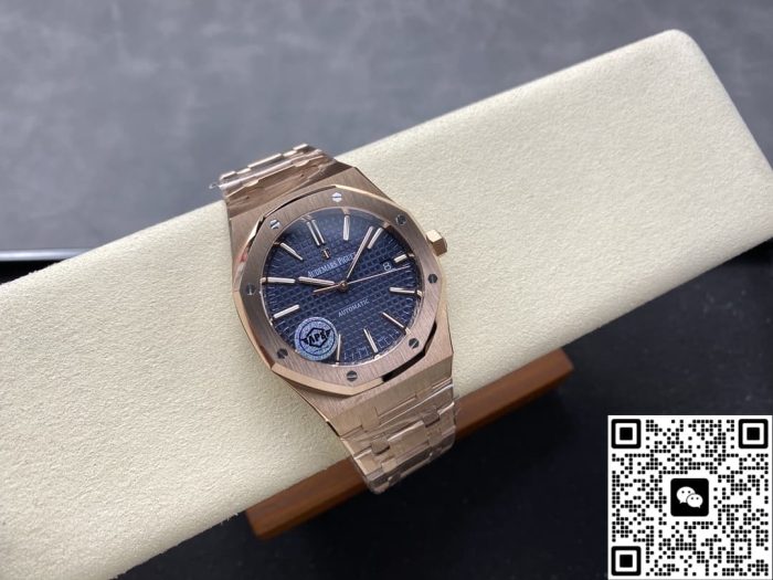 Replica Audemars Piguet Royal Oak 15400OR.OO.1220OR.03 APS Factory Gold Strap - Image 5
