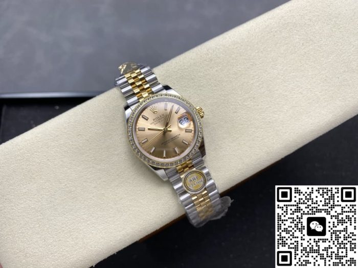Replica Rolex Datejust m278383rbr-0014 AR Factory Champagne dial - Image 5