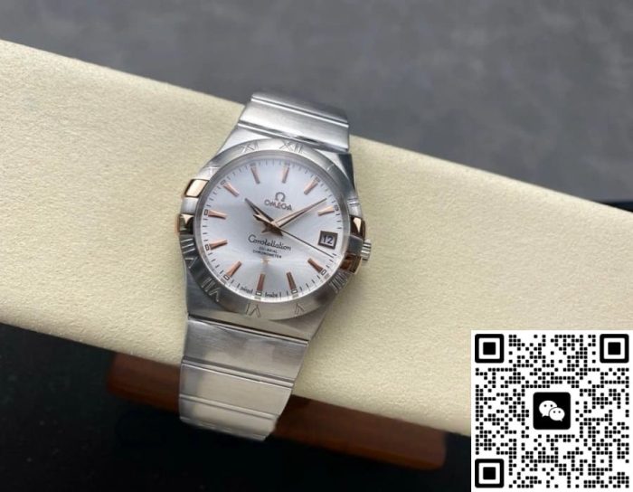 Replica Omega Constellation 123.20.38.21.02.004 M+ Factory Stainless steel strap - Image 5