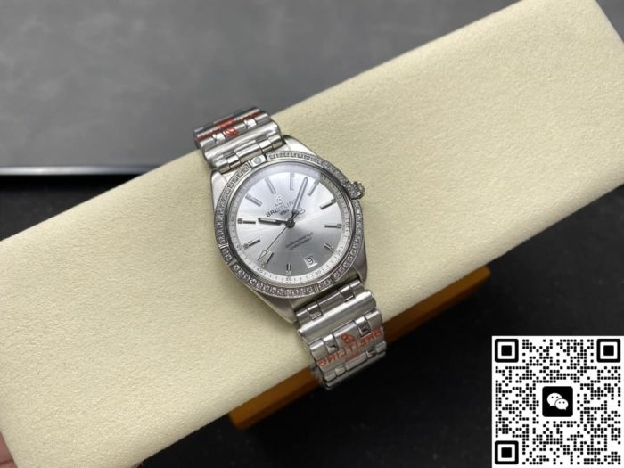Replica Breitling Chronomat A10380591A1A1 BLS Factory Silver strap - Image 6