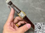 Replica Cartier Tank W1529856 F1 Factory Dark brown strap - Image 5