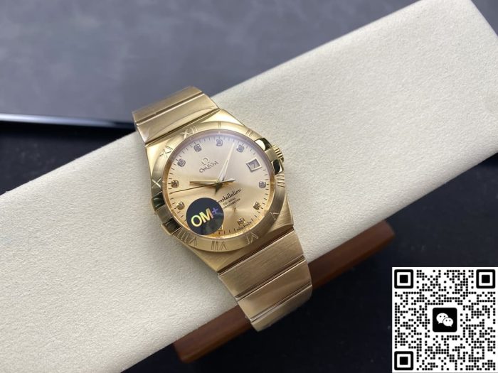 Replica Omega Constellation 123.50.38.21.58.001 OM Factory Champagne dial - Image 4