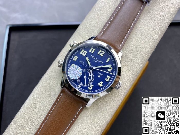 Replica Patek Philippe Complications 7234G-001 GR Factory V2 Shiny Navy dial - Image 7