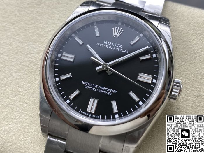 Replica Rolex Oyster Perpetual 126000-0014 VS Factory Oystersteel - Image 4