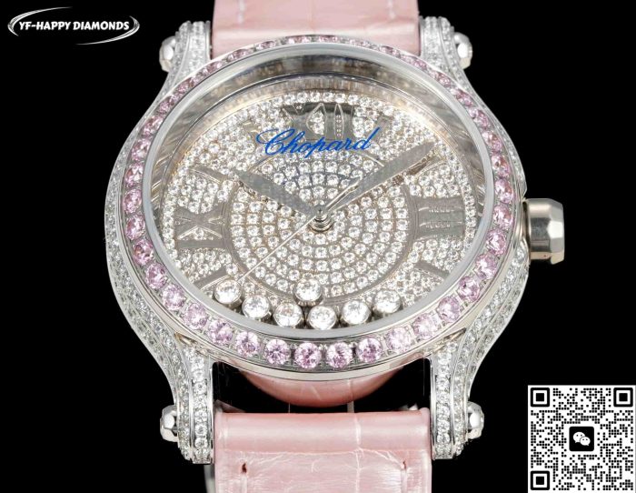 Replica Chopard HAPPY DIAMONDS 274891-9001 YF Factory Diamond dial - Image 5