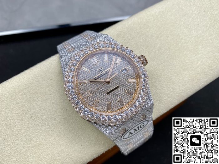 Replica Audemars Piguet Royal Oak 15400OR.023 AMG Factory Date display - Image 4