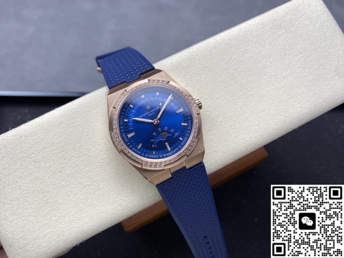 Replica Vacheron Constantin Overseas 4000V-B920 GR Factory blue strap - Image 4