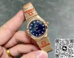 Replica Omega Constellation 131.55.25.60.53.002 TW Factory Diamond hour markers - Image 6