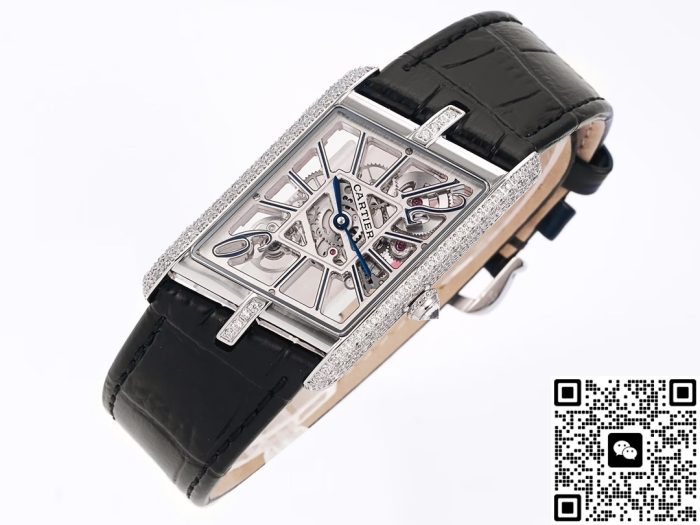 Replica Cartier Tank HPI01370 TW Factory Skeleton dial - Image 5