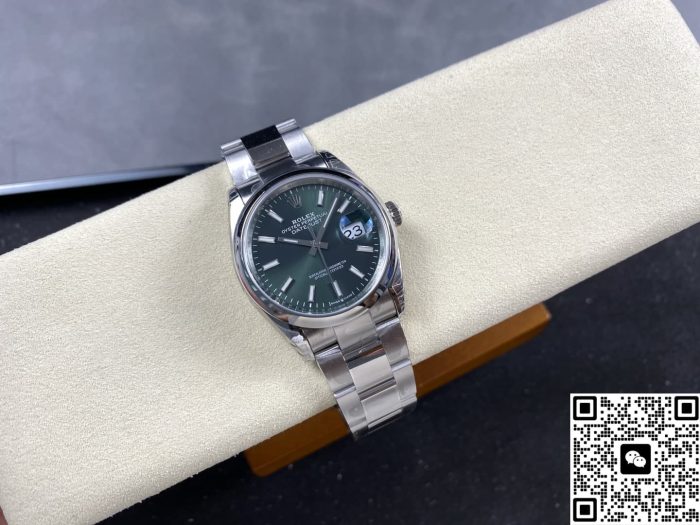 Replica Rolex Datejust m126200-0024 VS Factory Date display - Image 4