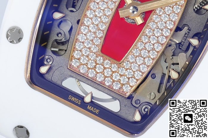 Replica Richard Mille RM 07-01 ZF Factory White Ceramic - Image 5