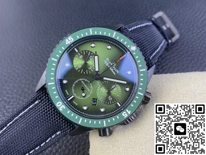 Replica Blancpain Fifty Fathoms 5200-0153-B52A GS Factory Nautical canvas strap - Image 6